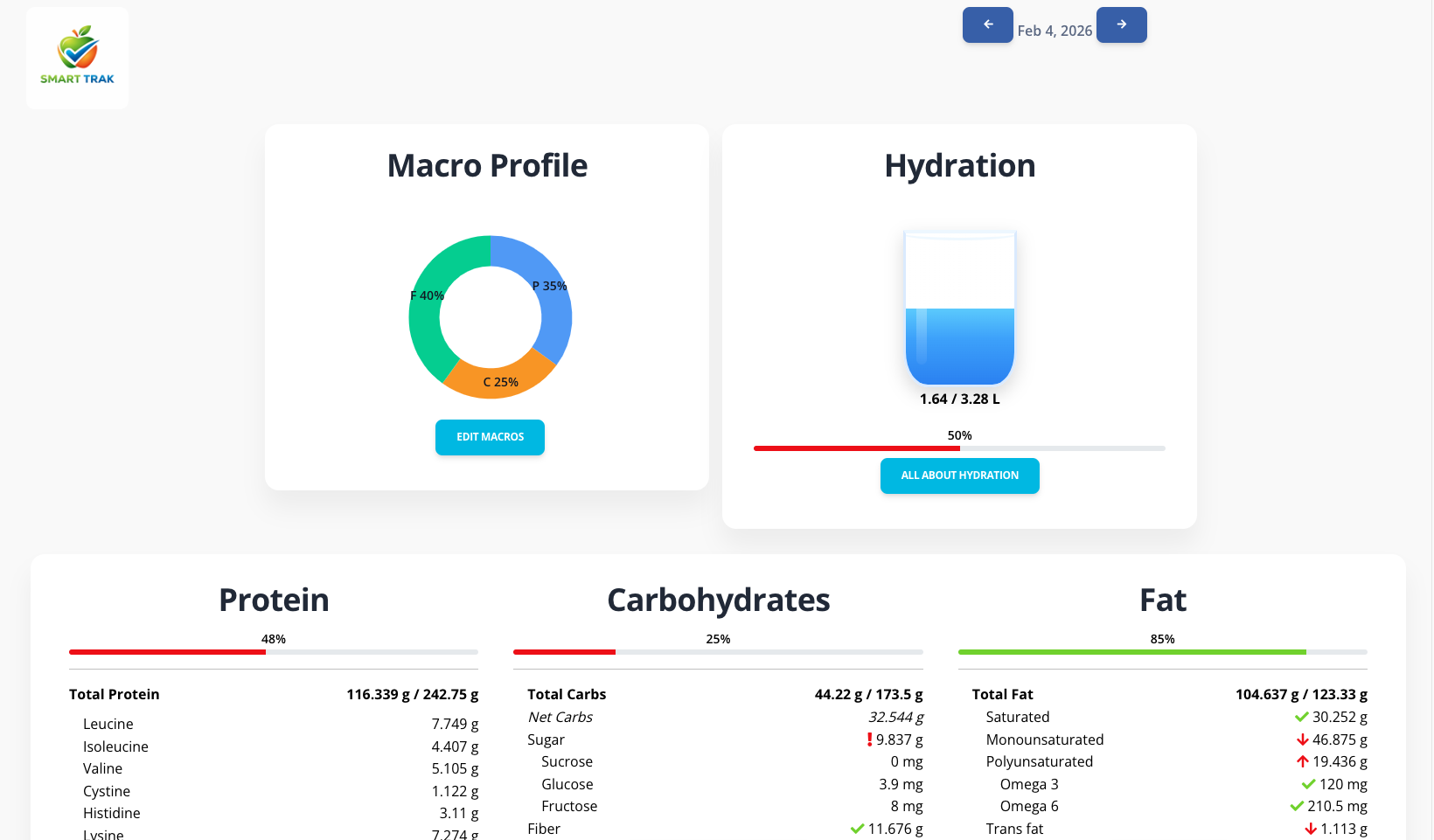 SMART TRAK Screenshot